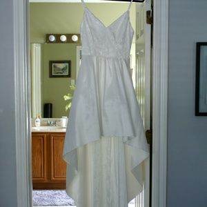 5/6 white romantic lace dress (wedding/prom)
